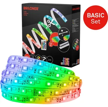 LED páska BRILONER Pimp Your Stripe startovací sada LED pásek 2m, RGB+W, dálkový ovladač - BRILONER BRI 2153192