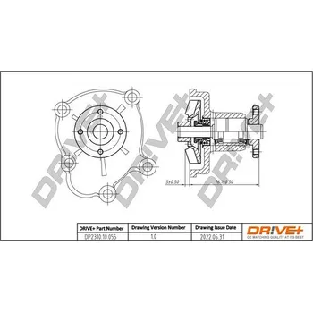 Chladič motoru Vodní čerpadlo, chlazení motoru DRIVE+ DP2310.10.055