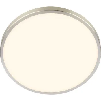 BRILONER Nobre stropní svítidlo pr.24 cm - 10,5W, 1200lm, teplá bílá, LED, matný nikl - BRILO BRILO 3960012