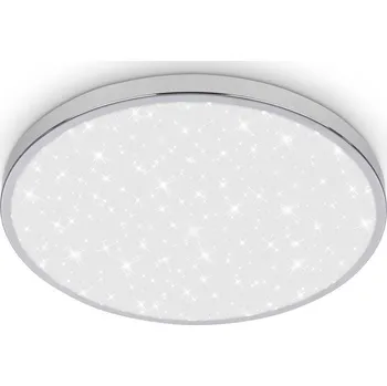 BRILONER Tak stropní svítidlo pr.33 cm - 22W, 2400lm, LED, hvězdné nebe, IP44, chrom - BRILONER BRI 3934018