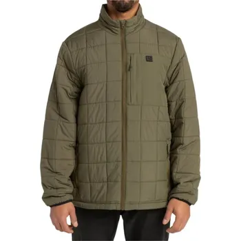 Pánská bunda BILLABONG Pánská zimní bunda Billabong Journey Mock Neck ZELENÁ