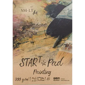 Umělecký papír SM.LT Papír na akryl Blok Smlt Star Pad Painting A5, 300g, 20 listů