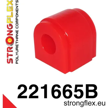 Silentblok nápravy 221665B: Strongflex Silentblok předního stabilizátoru 23mm Black