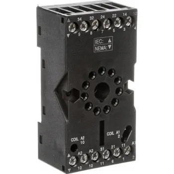 Elektrická zásuvka Relpol černá nástěnná Elektrická Zásuvka