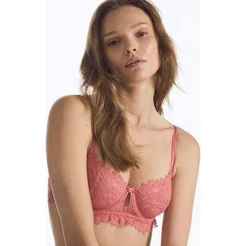 Podprsenka Reserved - Měkká podprsenka s krajkou - orchidejová - 716HQ-40X - 716HQ-40X-85E