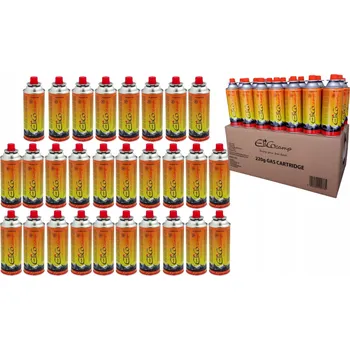 Plynová kartuše 28x plynová kartuše náplň do vařiče hořáku 400 ml