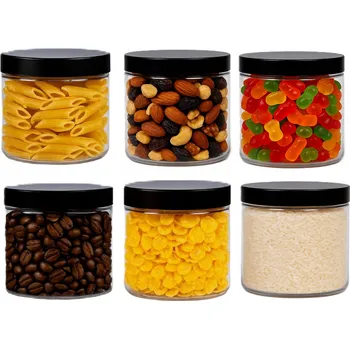 Sklenice Sklenice sklenice Nádoby na potraviny 500 ml kuchyňská dóza 0,5l sada 6 Ks