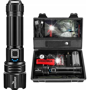 Svítilna LED svítilna 20000 lumenů taktická vojenská policejní ShadowHawk XHP702
