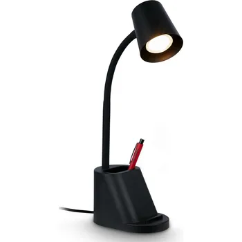 Lampička BRILONER Pahu lampička na psací stůl, nastavitelné, stojan na tužky, černá - BRILO BRILO 7534015