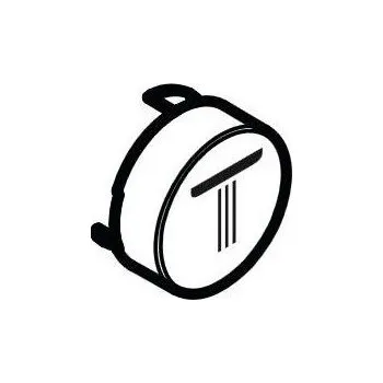 Hansgrohe Příslušenství Tlačítko proudu Rain, malý, bílá