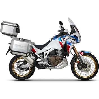 Zavazadlo na motocykl Kompletní sada hliníkových kufrů SHAD TERRA, 48L topcase 36L/47L boční kufry, včetně montážní sady a plotny SHAD HONDA CRF 1100 Africa Twin 130.kitTERRAbig48-3