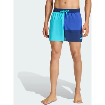 Dámské oblečení ADIDAS PLAVECKÉ ŠORTKY COLORBLOCK 5INCH XS MODRÁ