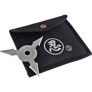 Sebeobrana CHZ Vrhací hvězdice "ARROW" trojcípá, stříbrná