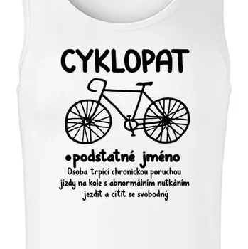 Pánské tílko Tílko Vtipná | Vtipné tílko pro cyklisty