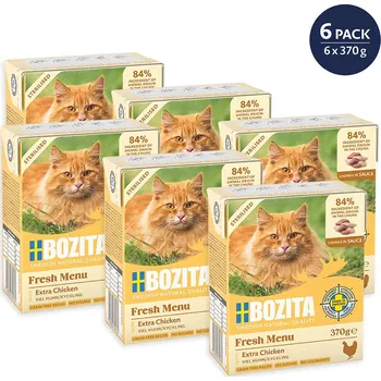 Krmivo pro kočku Bozita kousky v omáčce sterilised kuře 6x370 g