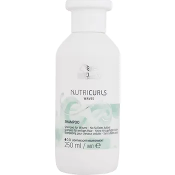 Šampon Wella Professionals NutriCurls Waves Shampoo 250 ml šampon pro podporu vlnitých vlasů pro ženy