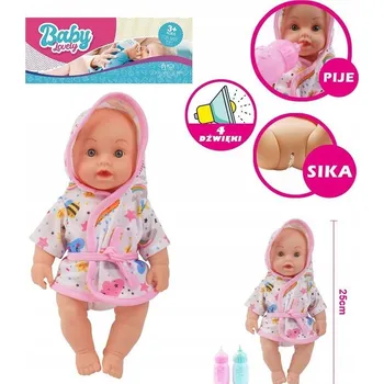 Panenka pijící a čůrající s hlasem