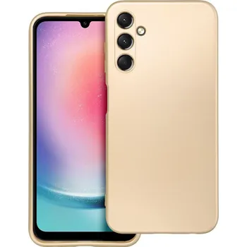 Pouzdro na mobilní telefon METALLIC Soft Case pouzdro / kryt pro Samsung Galaxy A25 5G gold / zlatá