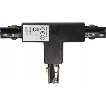 Bodové svítidlo MILAGRO Spojka pro lištový systém osvětlení, černá, 3 okruhy