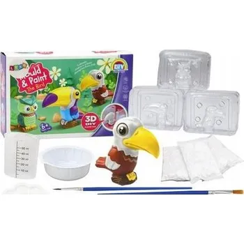 Obraz Kreativní sada 3D ptáčci z гипсо - malování