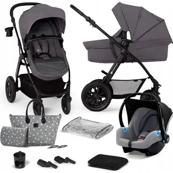 Kočárek Kočárek 3v1 Kinderkraft XMOOV DARK GREY