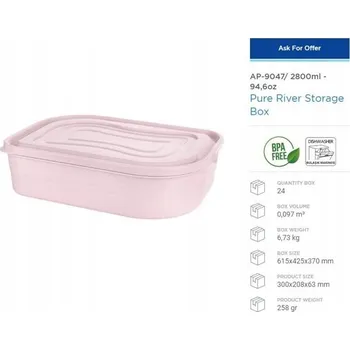 Dóza na potraviny Nádoba na potraviny 2.8 l s víkem