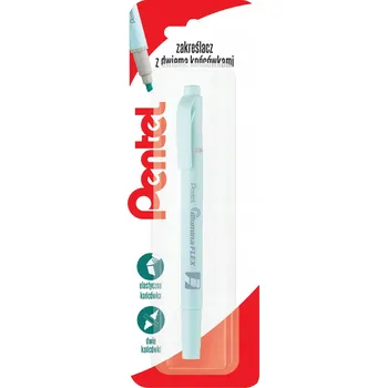 Zvýrazňovač ZVÝRAZŇOVAČ OBOUSTRANNÝ SLW11P PASTELOVĚ MODRÝ 1