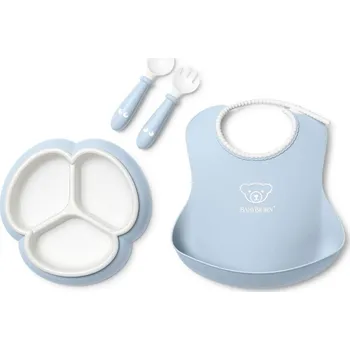 dětská jídelní sada Baby Bjorn zestaw do karmienia | Powder Blue