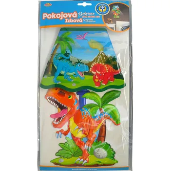 Samolepící dekorace Dětská nástěnná 3D lampa T-Rex