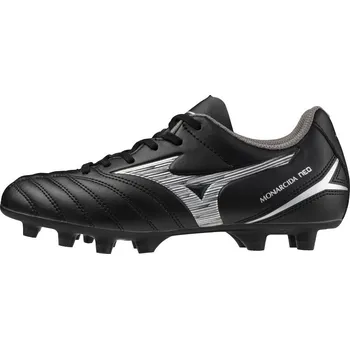 Kopačky Dětská fotbalová obuv Mizuno MONARCIDA NEO III SELECT Jr FG / Black/Silver Velikost: 36.0/3.5