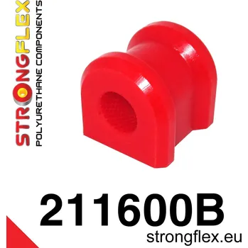 Silentblok nápravy 211600B: Strongflex Silentblok zadního stabilizátoru 21mm Red