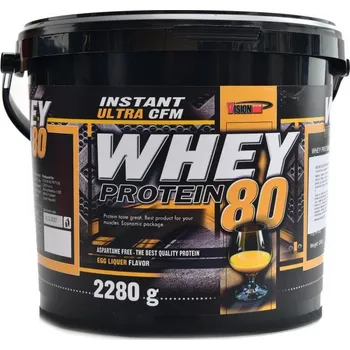 Protein VISION nutrition CFM whey protein 80 2280 g - vaječný likér