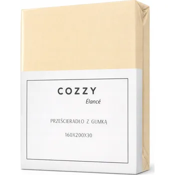 Prostěradlo Prostěradlo Jersey s gumou 160x200 cm, výška rohu 25 cm, barva béžová písková