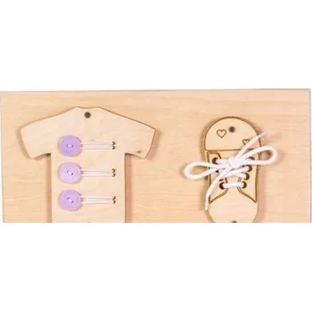 Obraz Dřevěná senzorická manipulační tabule