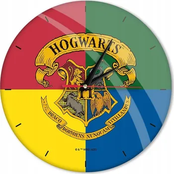 Hodiny NÁSTĚNNÉ HODINY S LESKEM HARRY POTTER 038 HARRY POTTER BAREVNÉ
