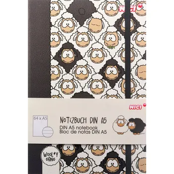 Sešit Linkovaný sešit A5 Nici , 64 listů