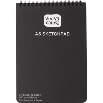 Skicák Viviva Sketchpad, 240 g/m2, 48 stran - A5