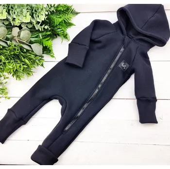 Dětský overall Kulišárny Rostoucí overal WARM Černá VELIKOST: 104