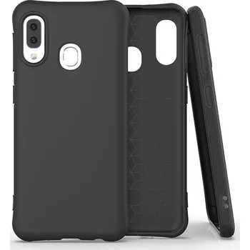 Pouzdro na mobilní telefon Pouzdro Soft Color Case pro Samsung Galaxy A20e černé