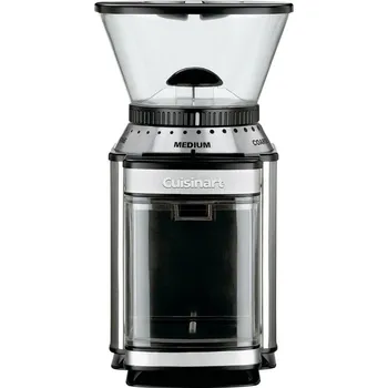 Příprava nápoje Cuisinart DBM8V2E mlýnek na kávu černá, stříbrná