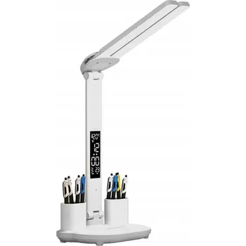 Lampička LED stolní lampička s hodinami, datem a teploměrem, nastavitelná SP-2445