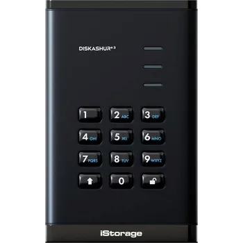 Externí pevný disk iStorage 2 TB externí pevný disk černá IS-DA3-256-2000-B