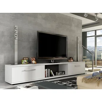 Televizní stolek Televizní stolek LOBA RTV, bílý mat