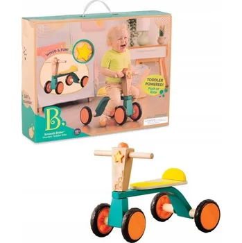 Odrážedlo Tříkolka B.Toys Smooth Rider, hnědá