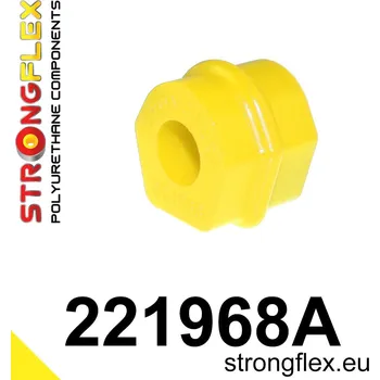 Silentblok nápravy 221968A: Strongflex Silentblok předního stabilizátoru varianta SPORT 18mm Yellow