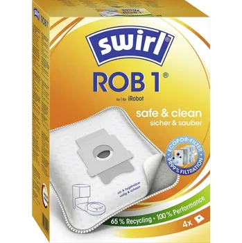 Sáček do vysavače Swirl ROB 1 MicroPor® Plus Green iRobot sáčky do vysavače 4 ks
