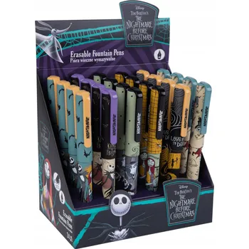 DISPLEJ PLNÍCÍ PERA DISNEY UKRADENÉ VÁNOCE (NIGHTMARE BEFORE CHRISTMAS) VYMAZATELNÉ 24 KUSŮ