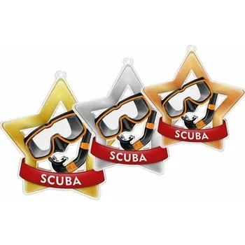 Poháry Bauer Akrylátová medaile MDASTARM22 | Vodní sporty