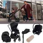 EASYWALKER Zoey Kočárek trojkombinace Pure Black