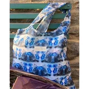 Nákupní taška RE09 Kočka a chrpy - Shopper taška